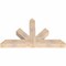Ekena Millwork Saratoga Smooth Timber Gable Bracket, Douglas Fir, 60"W x 35"H x 5 1/2"D x 5 1/2"F, 14/12 Pitch GBW060X35X0606SAR00SDF - alternate 2